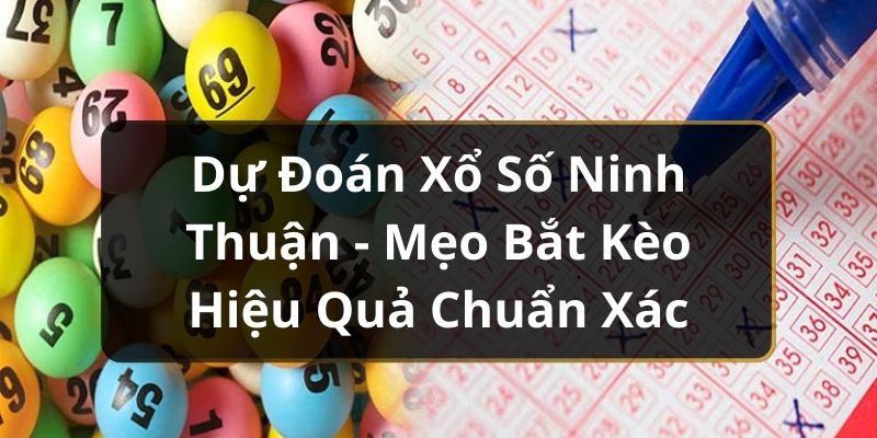 Dự Đoán Xổ Số Ninh Thuận - Mẹo Bắt Kèo Hiệu Quả Chuẩn Xác